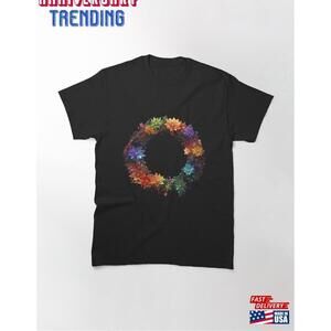 Crystal Christmas Wreath Classic Tshirt